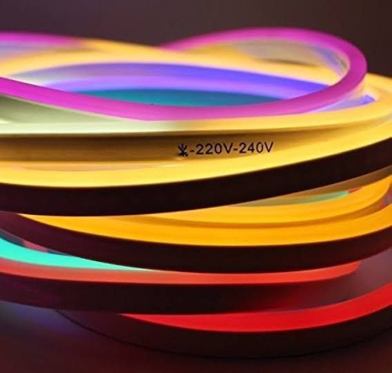 1 Meter DC 12V Neon Flexible Strip Light Rope Light Waterproof For Indoor Outdoor Decoration In Pakistan