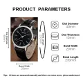 MSCXDK Brand 5pcs Black Quartz Watches Bracelet Men Business Casual Round Watch Life Tree PU Leather Bracelets Sets. 