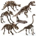 Assemble Dinosaur Bones Triceratops Skeleton  Mammoth Mammuthus Assembled  Tyrannosaurus Rex Puzzles  Toys. 