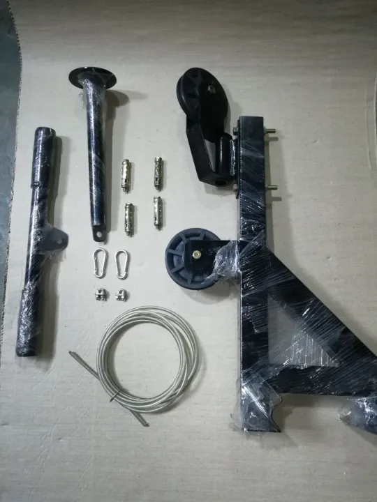 at-home%20workout%20gym%20equipment%20chest%20and%20arm%20original%20Cable%20Machine%20moving%20Puli%20250%20degree%20front%20Attachments%20Workout%20on%20a%20Wall%20Brachialis%20Biceps%20Pulley%20System%20%20Strength%20Dismantle%20Rope%20Equipment,%204%20Rawal%20Bolt%20free%20-%20Image%208