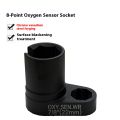 Car Oxygen Sensor Socket Wrench Cutout With Side Wire Auto 22mm 1/2"3/8'' Universal Drive Removing Abs Tool Removal Adapter Hub. 
