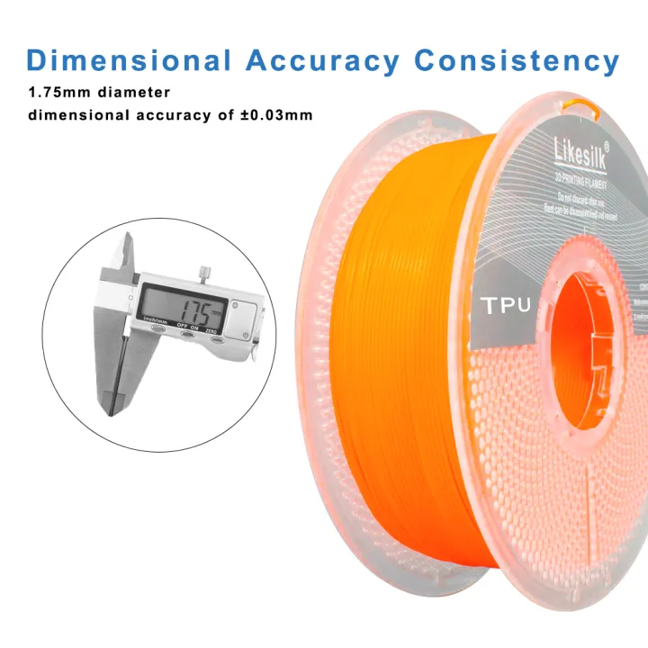 Likesilk%2095A%20TPU%20Filament,%20Soft%20Flexible%203D%20Printer%20Filament%201.75mm,%20Dimensional%20Accuracy%20+/-%200.03,%201kg%20Spool(2.2%20lbs),%20TPU%20Oran%20-%20Image%203