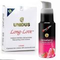 Unidus Long Love 10 Pcs With KS Lube Strawberry 1 Pcs. 