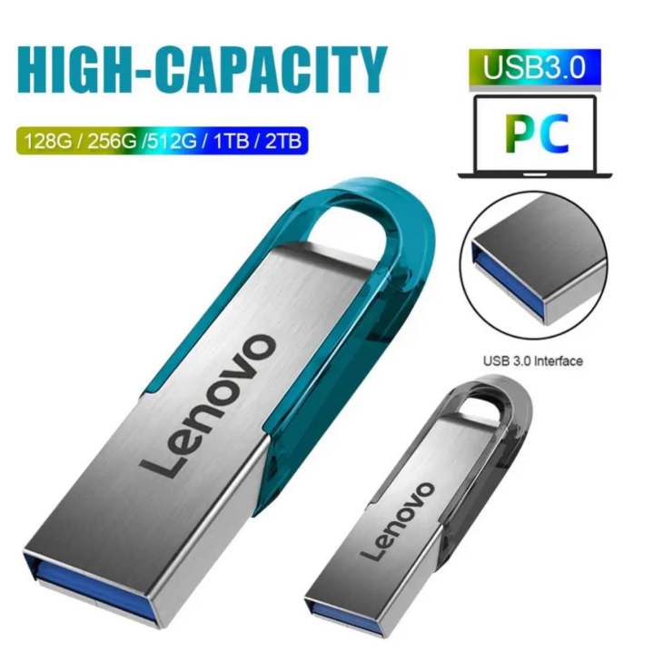 Lenovo%202TB%20USB3.0%20Pen%20Drive%201TB%20Metal%20High%20Speed%20Flash%20Disk%20512%20256%20128GB%20Usb%20Memory%20Stick%20Pendrive%20For%20PC/Laptop/Ps4%20Controler%20-%20Image%202