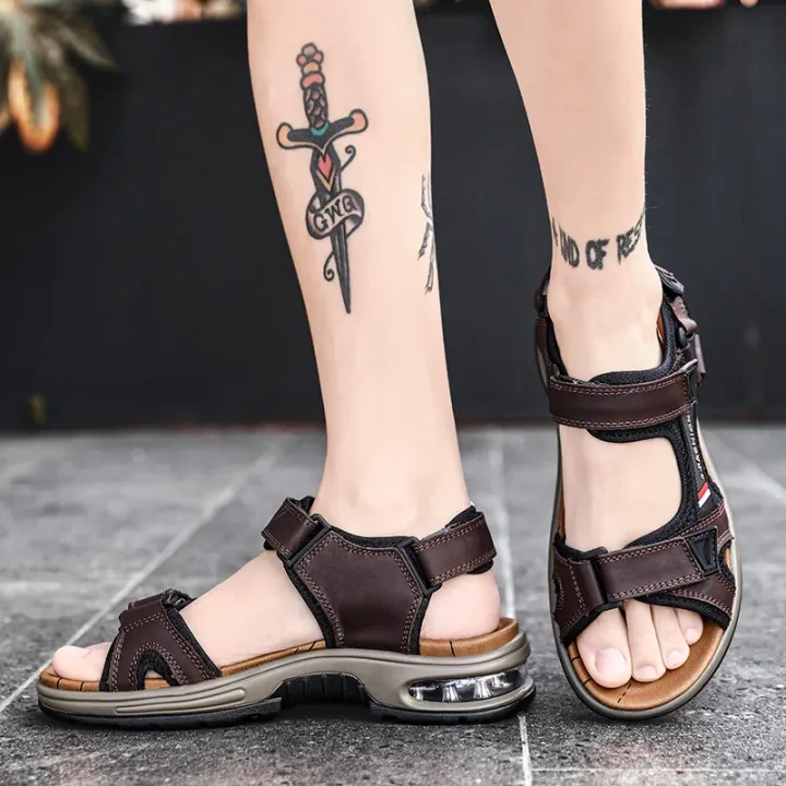 New%20Summer%20Genuine%20Leather%20Men%20Sandals%20Fashion%20Design%20Breathable%20Casual%20Shoes%20Men%20Soft%20Bottom%20Outdoor%20Beach%20Sandals%20Big%20Size%2046%20-%20Image%204