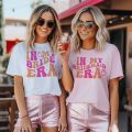 In My Bride Squad Era Shirt Team Bride T-Shirt Bachelorette Party Clothes Retro Bridal Shower Tops Bridesmaid Maid of Honor Tee. 
