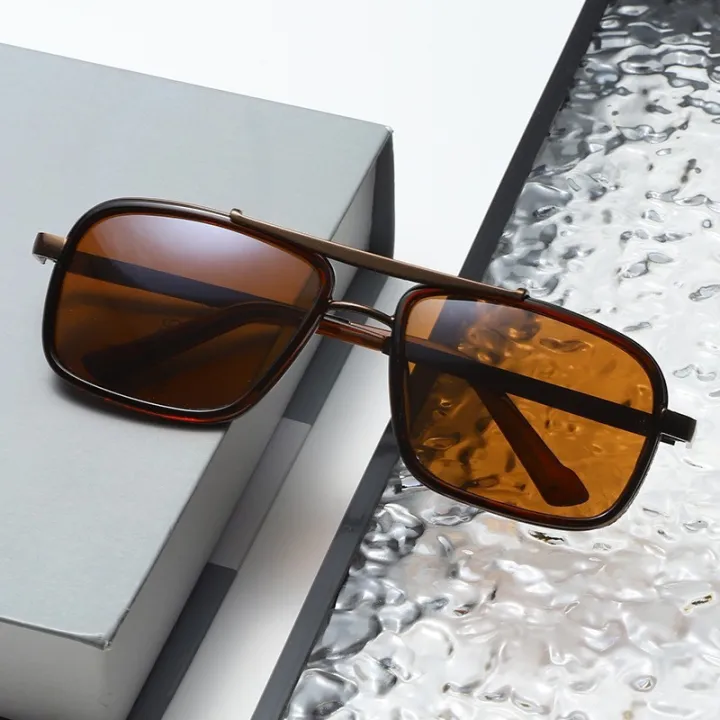 1/2/3PCS%20New%20Style%20Stylish%20%20Retro%20Car%20Sunglasses%20Thickened%20Double%20Beam%20Punk%20Men's%20Metal%20Sunglasses%20877%20-%20Image%203