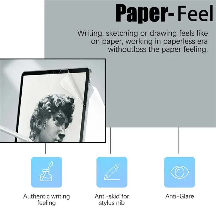 3Pcs%20Paper%20Feel%20Like%20Screen%20Protector%20for%20%20%20Tab%20S10%20Fe%20Fe+%20Plus%202025%20Film%20No%20Glass%20-%20Image%203