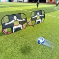 Foldable Football Goal Nylon Soccer Goal Kids and Adults Football Target Net for Playground Backyard Indoor Outdoor Training.