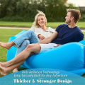Portable Lazy Inflatable Sofa - Outdoor & Indoor Foldable Air Mattress, Quick-Fold Sofa Bed for Lunch Breaks. 