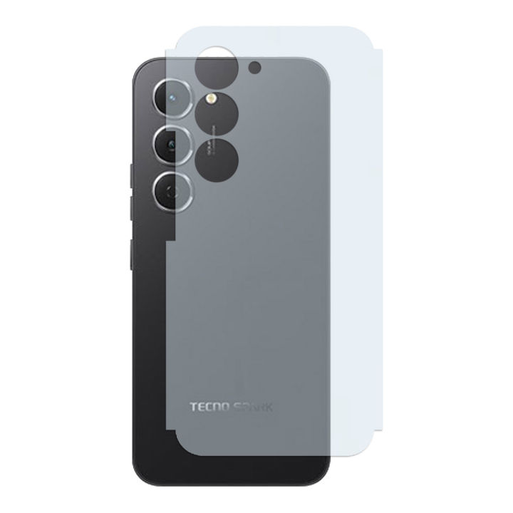 Tecno Spark 40 Pro Matte Flexible Soft Skin Back Panel Protector For Spark 40 Pro