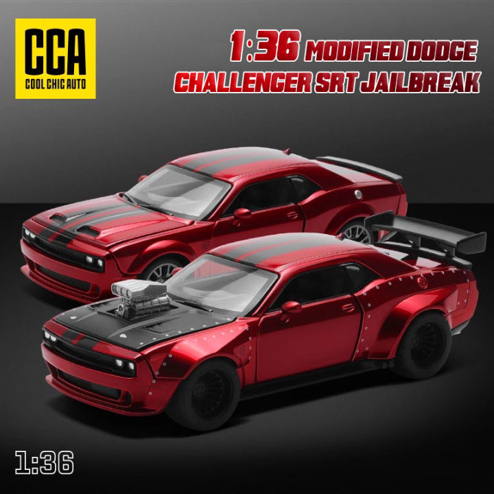 CCA%20MSZ%201:36%20Dodge%20Challenger%20Modified%20Car%20Sports%20Car%20Replacement%20Model%20Children's%20and%20Boys'%20Toy%20Car%20Collection%20Ornament%20-%20Image%202