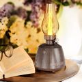 Bluetooth Speaker with LED, Bluetooth Speaker with Night Light, Portable Retro Bluetooth Audio, Powerful Bass, High Volume, Bluetooth 5.0 (Walnut Colour). 