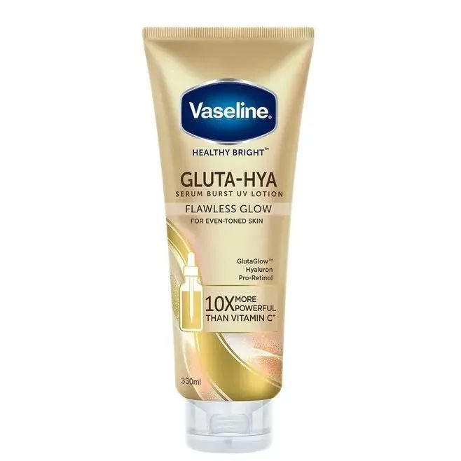 Vaseline Healthy Bright Gluta-HYA Serum Burst Flawless Glow UV Lotion 300ml