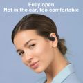Bluetooth 5.4 Business Earphone Wireless Single Headphone with HD Mic Ear Hook HiFi Stereo Music Earbud for   Phone. 