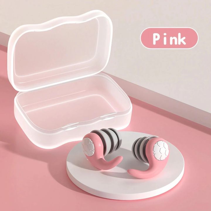 1%20Pair%20Soft%20Silicone%20Earplugs%20-%20Noise%20Canceling,%20Waterproof,%20Comfortable%20Fit,%20for%20Sleep,%20Swimming,%20Creating%20a%20Silent%20Environment%20-%20Image%207