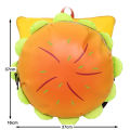 Cartoon Cute Multi-storey Hamburger Travel Backpack Women Large Capacity Personality Waterproof School Backpacks for Girls Gift. 
