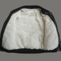 Boys Plus Velvet Thick Leather Jackets Kids Girls Autumn Winter Coat Fashion Clothing Children's Warm PU Leather Outerwear 2-14Y. 