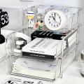 Free stickers🍉Stackable A4 A5 document tray, document box, document storage equipment, document basket. 