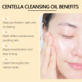 Centella Asiatica Cleansing Oil Makeup Remover Refreshing Clean Pores Oil Control Hydration Gentle Soothing Cleanser Facial Care.