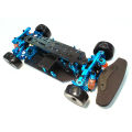 Tamiya Sakura TT02 TT01 V2 1:10 4WD RC Car Carbon Fiber Frame Al Alloy DIY Model Remote Control Drift Racing Upgrade Parts KIT.
