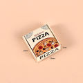 6pcs/set Dollhouse Miniature Pizza Or Packing Box Model Kitchen Food Decor Toy Doll House Accessories. 