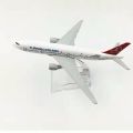 Turkish Airlines B777 Diecast Airplane Model 16cm | 1:400 Metal Aircraft Model Toy | Premium Decoration & Collectible. 