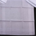 12 Pcs Soft Cotton White Handkerchiefs Soild Color Men's Handkerchiefs for Wedding Eating Food Wiping Sweat Exercise.