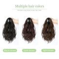 Short Curly Synthetic Wig Ponytail Natural Curly Claw Clip Ponytail Hair Extension Female Grip High Ponytail With Mini Gripper. 