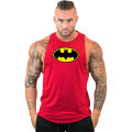 Bodybuilding and fitness summer men's cute and creative teeth printed muscle sportswear sweatshirt sleeveless refreshing vest. 