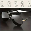Polarized Sunglasses Men Metail Frame Quality Sun Glasses Brand Design Male Glasses Fishing Driving Goggles UV400. 