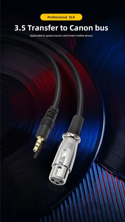 XLR%20to%203.5mm%20Audio%20Cable%20Microphone%20Balanced%20Analog%20Audio%20Cord%20for%20Audio%20PC%20Phone%20Mixer%20Amplifiers%20XLR%20Female%20to%20AUX%203.5mm%20Jack%20-%20Image%2010