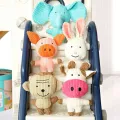 Puppy Dog Plush Squeaky Toys for Small Medium Dogs Bone Aggressive Chewers for Pet Cat Products Puppy Accessories. 