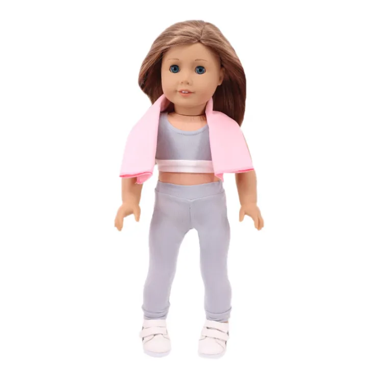 Ballet%20Yoga%20Training%20Suit%20Pajamas%20For%20American%2018%20Inch%20Girl%20Doll%20Clothes%20Accesories%2043%20cm%20Baby%20Items%20Our%20Generation%20Nenuco%20-%20Image%207