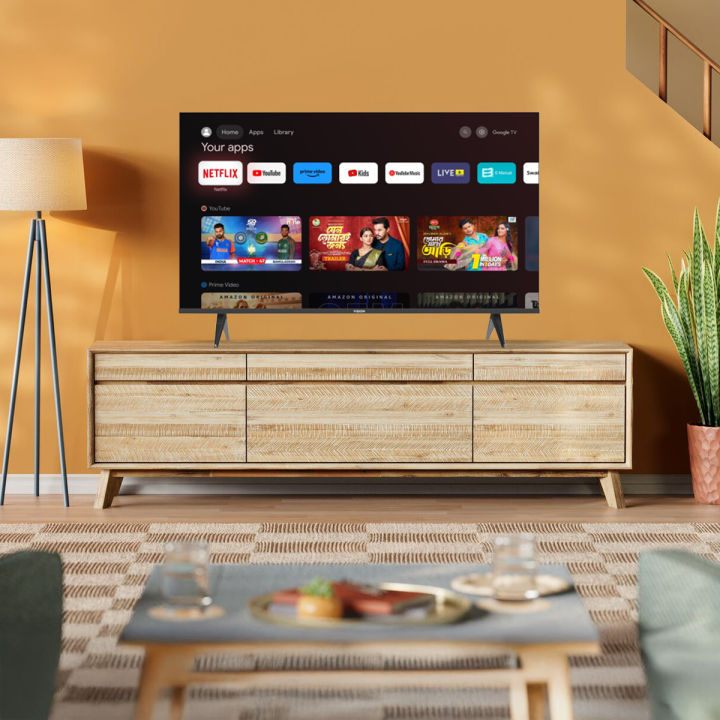 VISION 43" LED Google TV Smart Android Wi-Fi - FHD TV Voice Control ( 43E40Z )