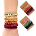 20pcs Boho Hair Ties For Women Braided Hair Rope Bracelet For Thick Hair Seamless Ponytail Holder Hair Accessories. 