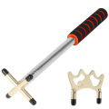 1 Set Retractable Billiard Bridge Stick Telescopic Billiards Pool Cue Bridge Stick with Replaceable Bridge Head Expandable Pool.