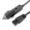 1pc 12V DC Car Cooler Cool Box Mini Fridge 2 Pin Lead Cable Plug Wire Car Refrigerator Cigarette Lighter Power Cord Accessories. 
