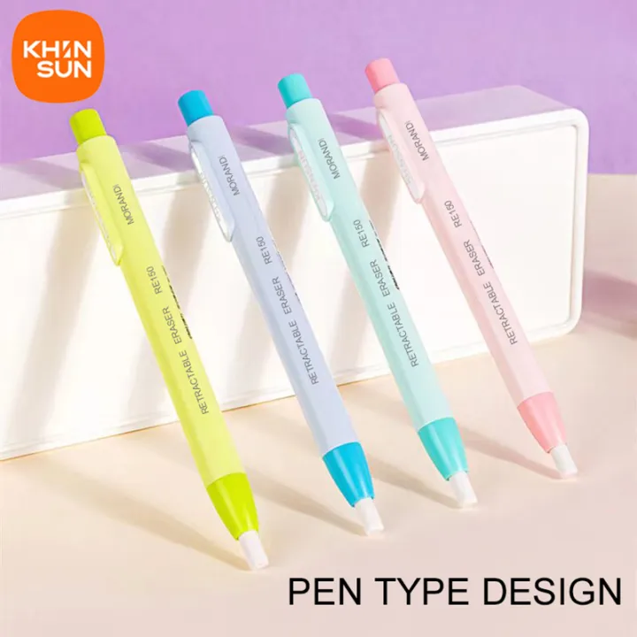KHINSUN%20Press%20Retractable%20Pencil%20Eraser%20Correction%20Supplies%20Pen%20Style%20Pencil%20%20Writing%20School%20Supplies%20Stationery%20-%20Image%205