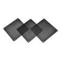 120mm Black PVC PC Cooling Fan Dustproof Mesh Cover with Filter - stops dust, shields fans & devices, maintains cooling system. 