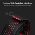 1pair Perforated Breathable Handlebar Tapes Non-slip Road Bike Bar Tape EVA/PU Soft Anti-Vibration Wrap Tape Durable Bar Bartape.