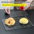 New Stainless Steel Cooling Rack Non-stick Silver BBQ Tray Barbecue Cooking Mesh Shelf.