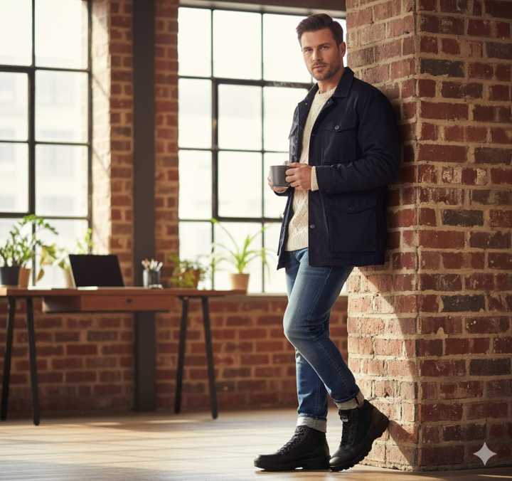 swat%20Work%20Men's%20Sublite%20Cushion%20Tactical%20Mid%20Cut%20Soft%20Toe%20Shoe%20Black%20Military%20Boot%20-%20Image%205