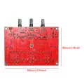 XH-M139 Audio Amplifier Board 2x50W 100W 2.1 Channel Amplifier Modules DC 12-24V 3 Sound Channels Energy Saving Pure HiFi Music. 