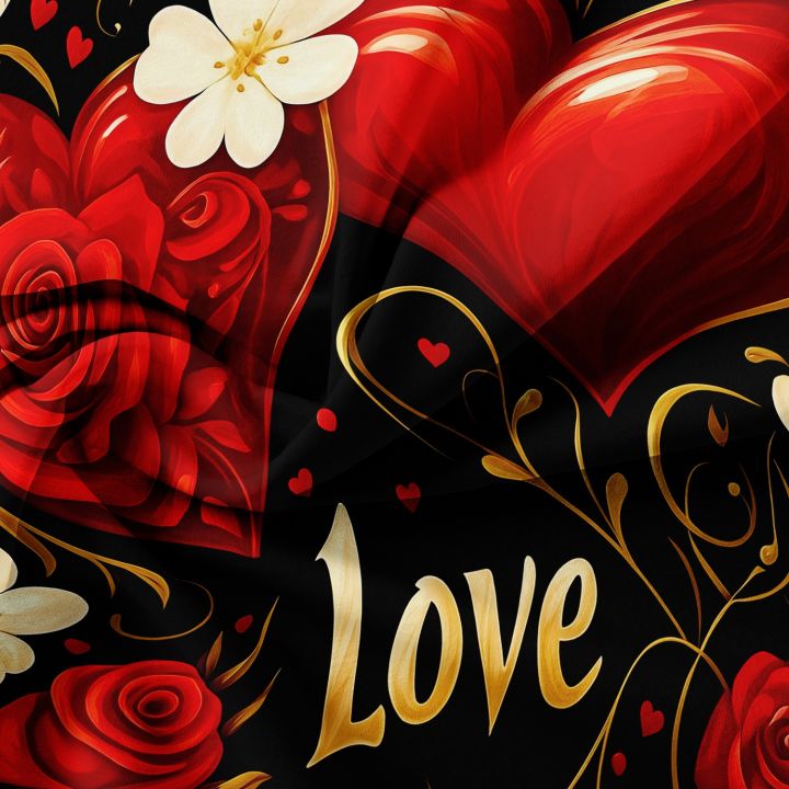 3Pcs%20Red%20Rose%20Heart%20Letter%20Love%20Print%20Bedding%20Set%20Included%201%20Duvet%20Cover%20&%202%20Pillowcases%20For%20All-Season%20Home%20Hotel%20Dorm%20Decor%20-%20Image%204