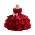 Delicate Princess Gown Performance Kids Host Performance Princess Gown Elegant Girl Party Princess Dresses Fashion Evening Dress. 