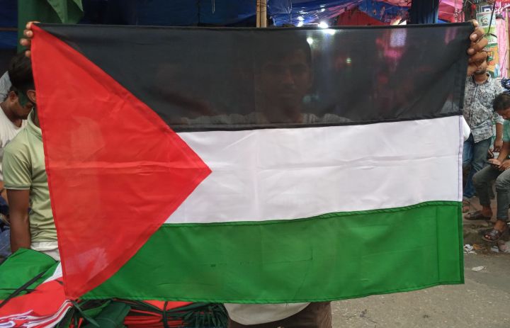 Palestine national flag (ফিলিস্তিন)  (3.5 feet × 2 feet) -1pcs