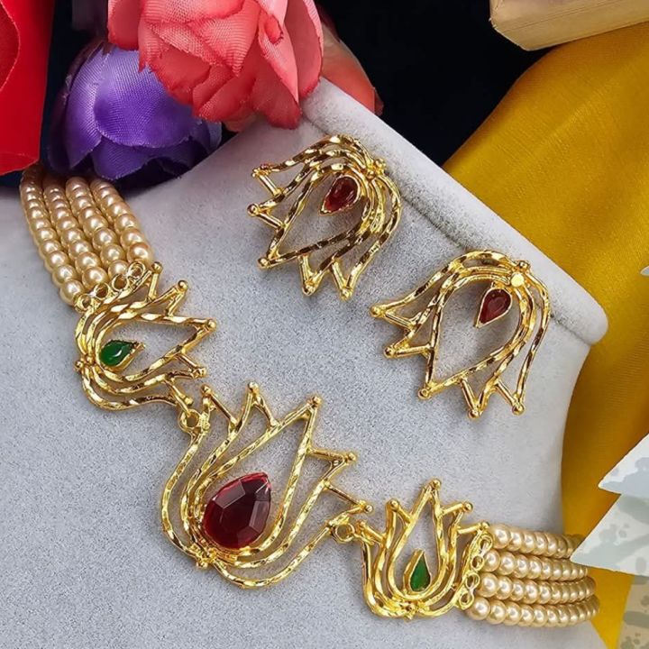 Lotus Choker Set for Girls And Women