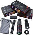 18* Optical Zoom Telescope Mobile Camera Lens Clip HD High Class Glass Lens with Adjustable Focal Length Manual Focusing Smartphone Lense with free stand. 