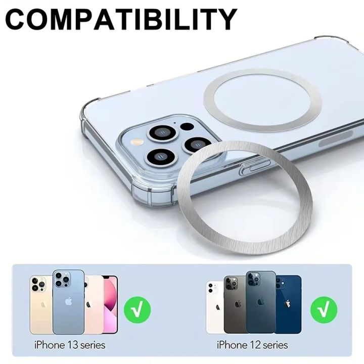 Stainless%20Steel%20Universal%20Magnetic%20Metal%20Plate%20Ring%20For%20Magsafe%20Wireless%20Charger%20Iron%20Sheet%20Sticker%20Magnet%20Car%20Phone%20Holder%20-%20Image%206